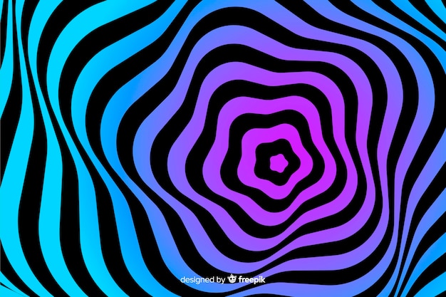 Fondo de efecto de ilusión óptica