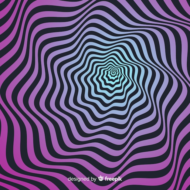 Fondo de efecto de ilusión óptica