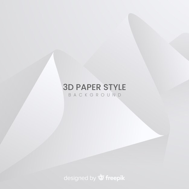 Fondo efecto papel 3d