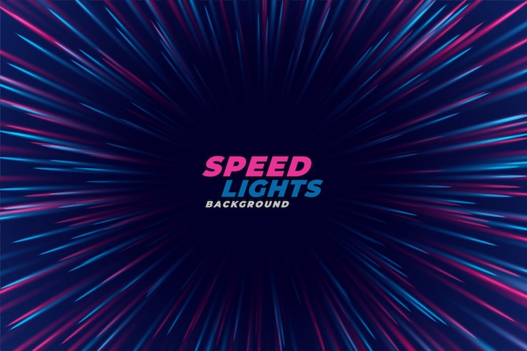 Vector gratuito fondo de efecto de rayos de luz de zoom