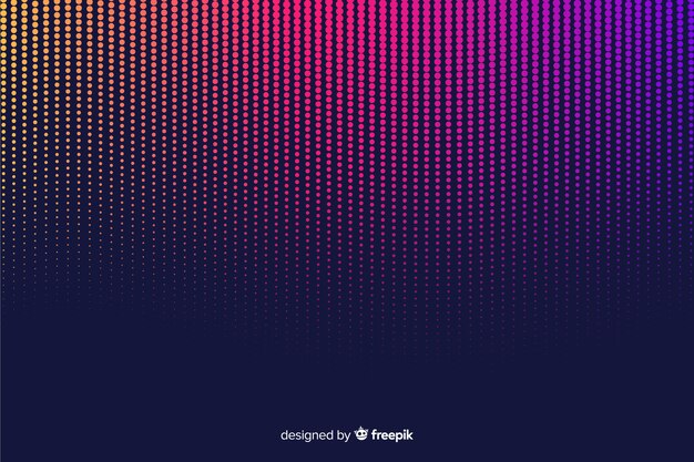 Fondo de efecto de semitono degradado colorido