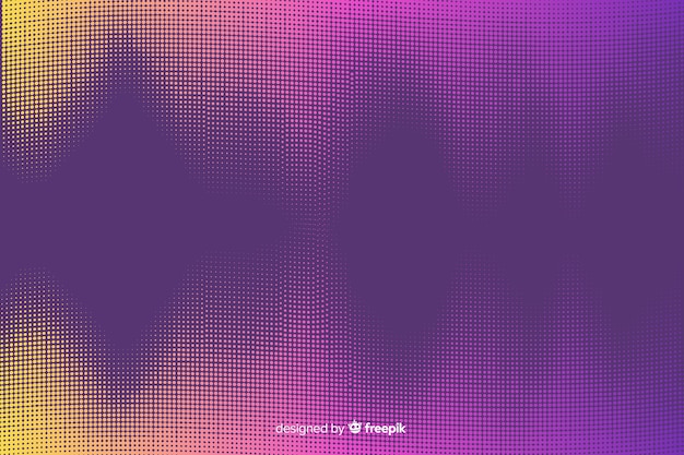 Vector gratuito fondo de efecto de semitono degradado