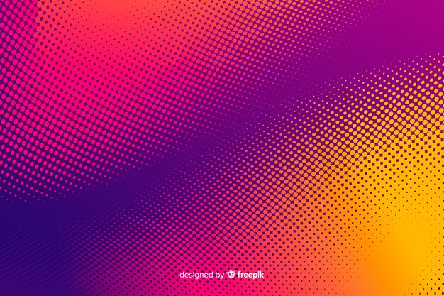 Fondo de efecto de semitono vibrante