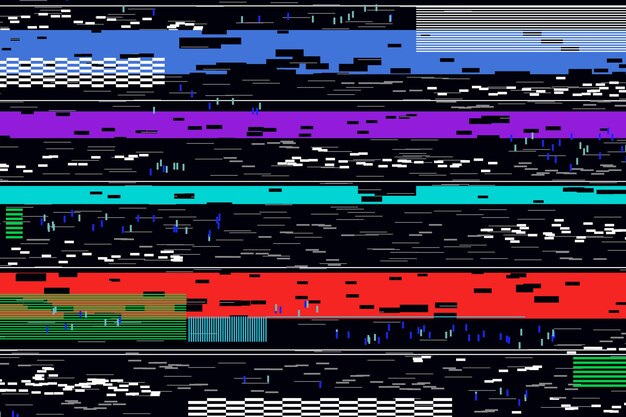 Fondo de efecto VHS realista