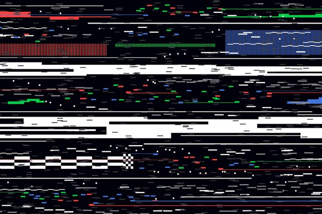 Fondo de efecto vhs realista