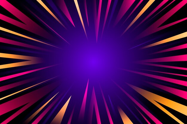Fondo de efecto de zoom degradado