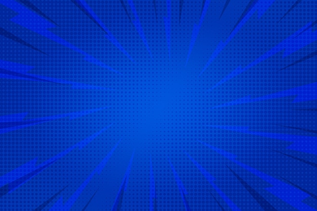 Fondo de efecto zoom dibujado a mano