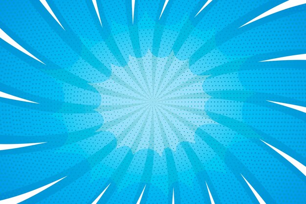 Fondo de efecto zoom dibujado a mano