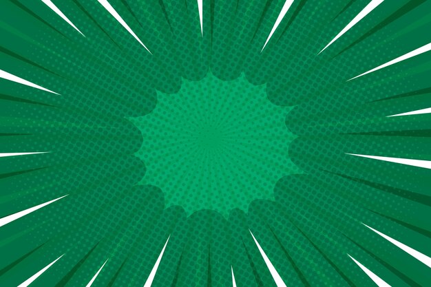 Fondo de efecto zoom dibujado a mano