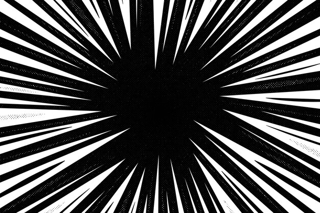 Fondo de efecto zoom dibujado a mano
