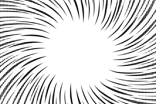 Fondo de efecto zoom dibujado a mano