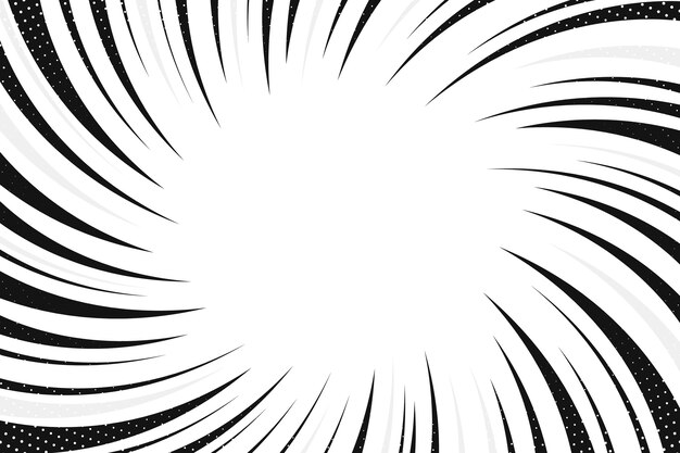 Fondo de efecto zoom dibujado a mano