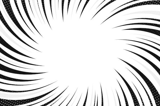 Fondo de efecto zoom dibujado a mano
