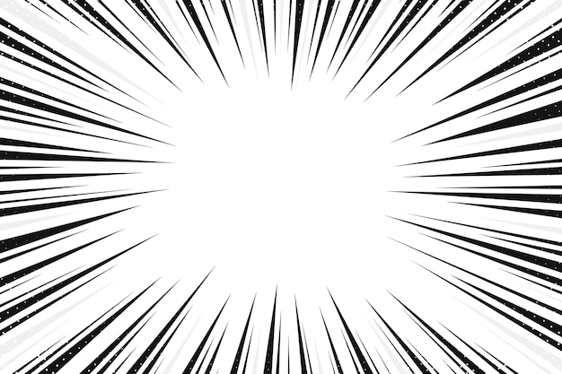 Fondo de efecto zoom dibujado a mano