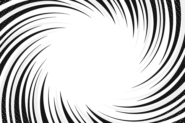 Fondo de efecto zoom dibujado a mano