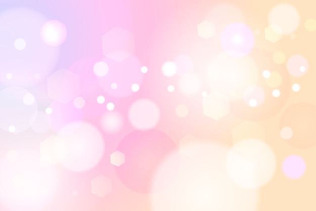 Fondo de efectos de luz desenfocados realistas