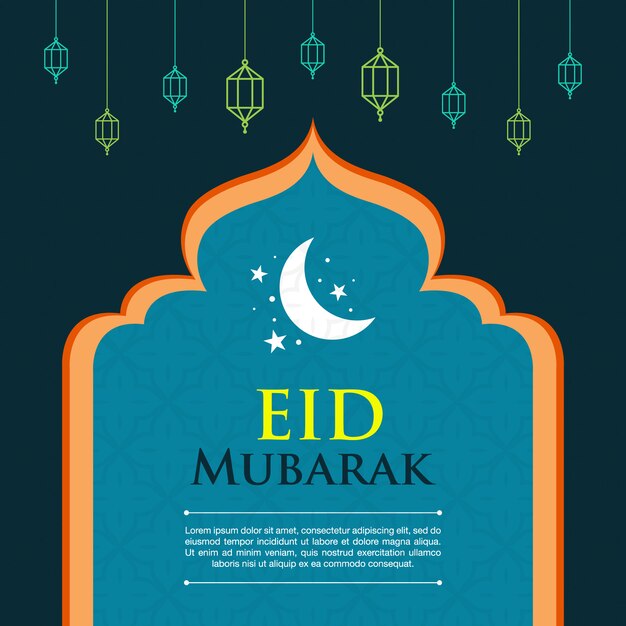 Fondo de eid mubarak