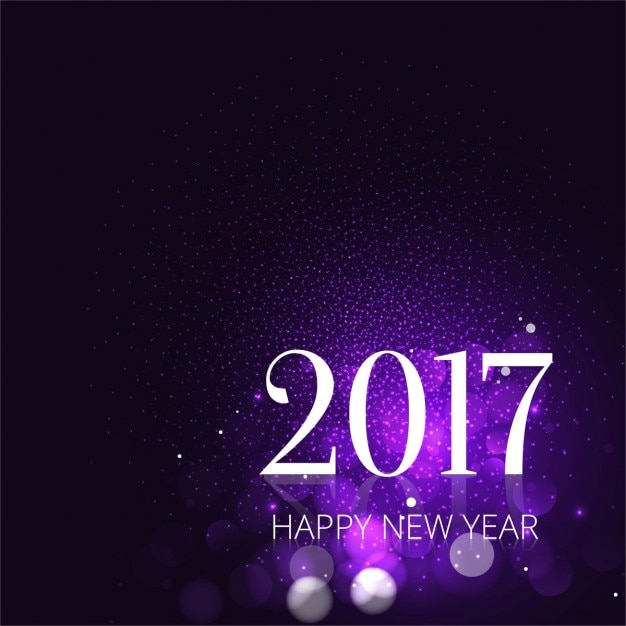 Fondo elegante de 2017 con efecto bokeh 