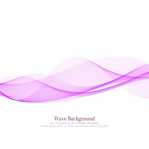 Fondo elegante abstracto onda rosa