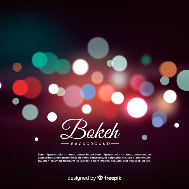 Fondo elegante bokeh