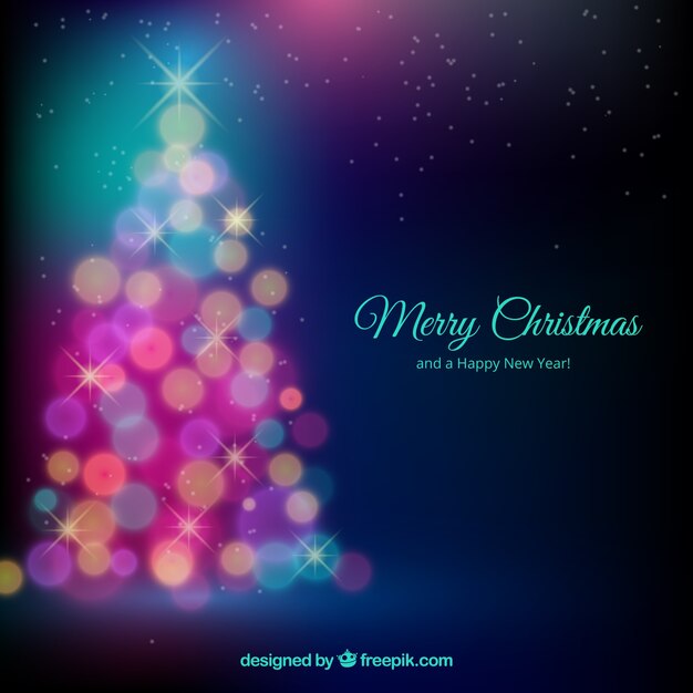 Fondo elegante borroso de navidad