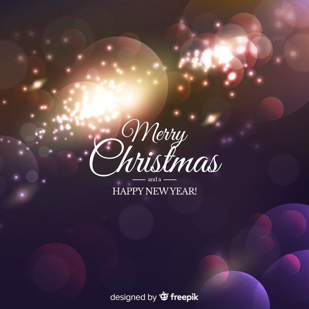 Fondo elegante borroso de navidad