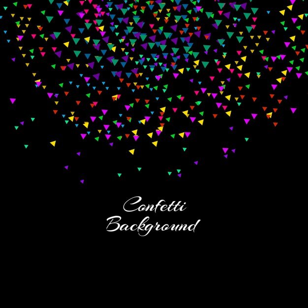 Vector gratuito fondo elegante de confeti