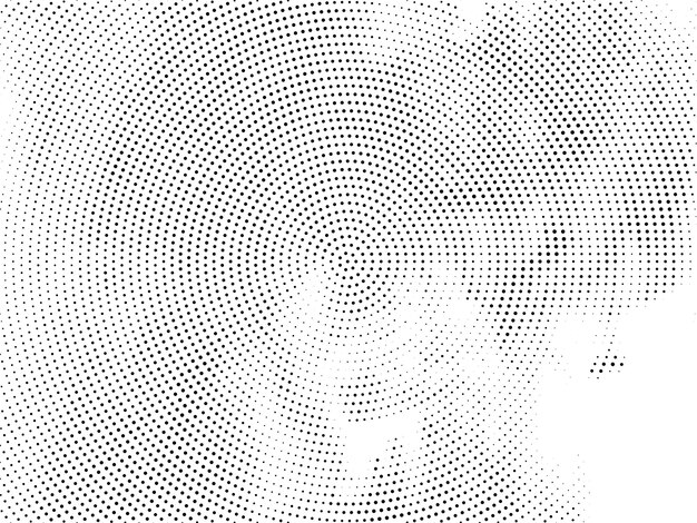 Fondo elegante de diseño de semitono circular moderno