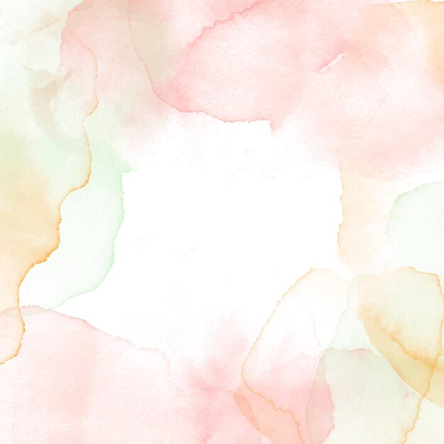 Fondo elegante marco acuarela pastel