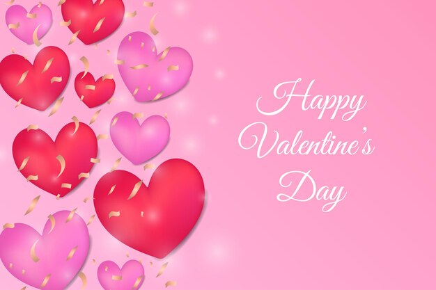 fondo elegante moderno del día de san valentín