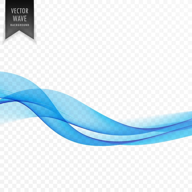 Fondo elegante onda azul del vector