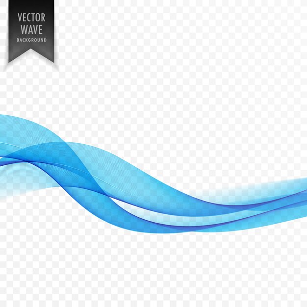 Fondo elegante onda azul del vector