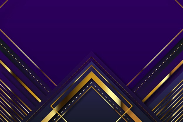 Fondo elegante realista con flechas doradas