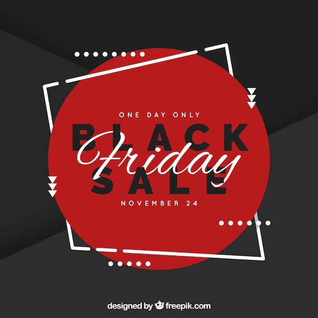 Vector gratuito fondo elegante de rebajas de black friday