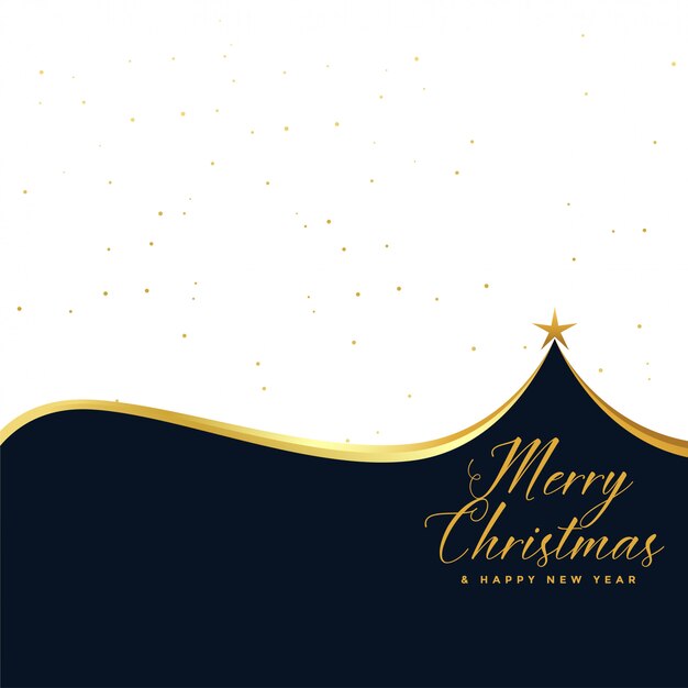 Fondo elegante saludo feliz árbol de Navidad