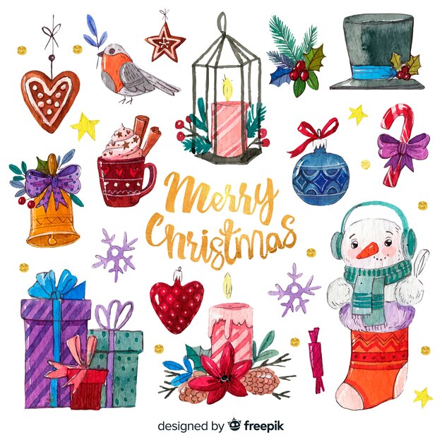 Fondo elementos adorables dibujado a mano