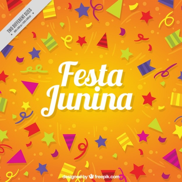 Vector gratuito fondo de elementos de fiesta de fiesta junina