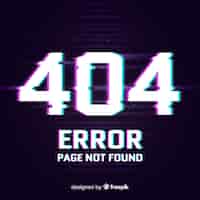 Vector gratuito fondo de error 404