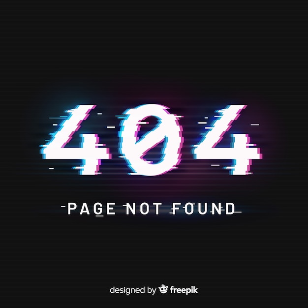 Fondo de error 404