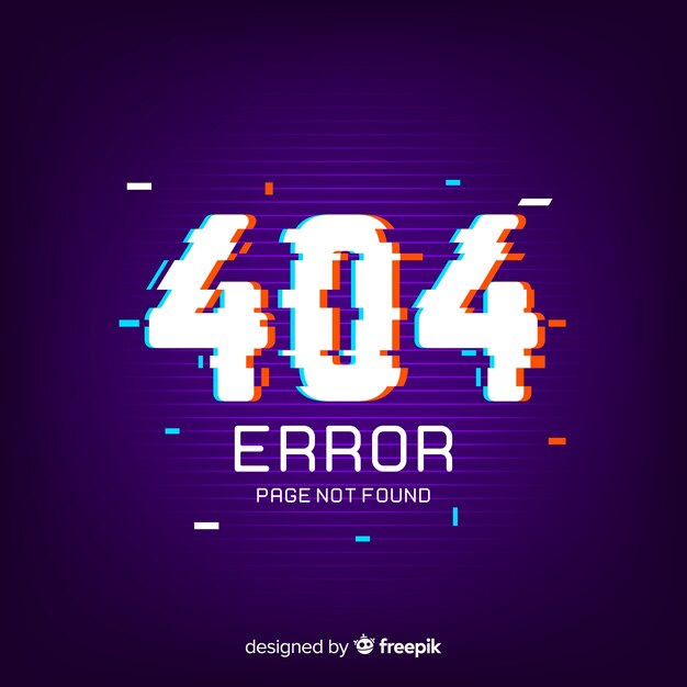 Fondo de error 404