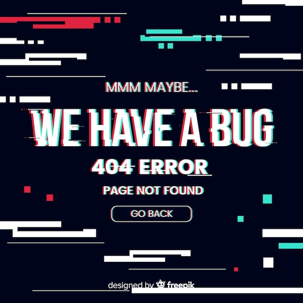 Fondo con error de página