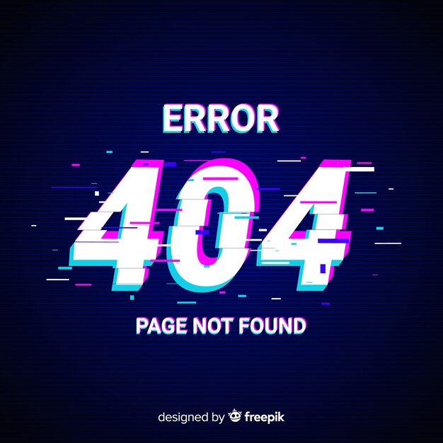 Fondo de error de página