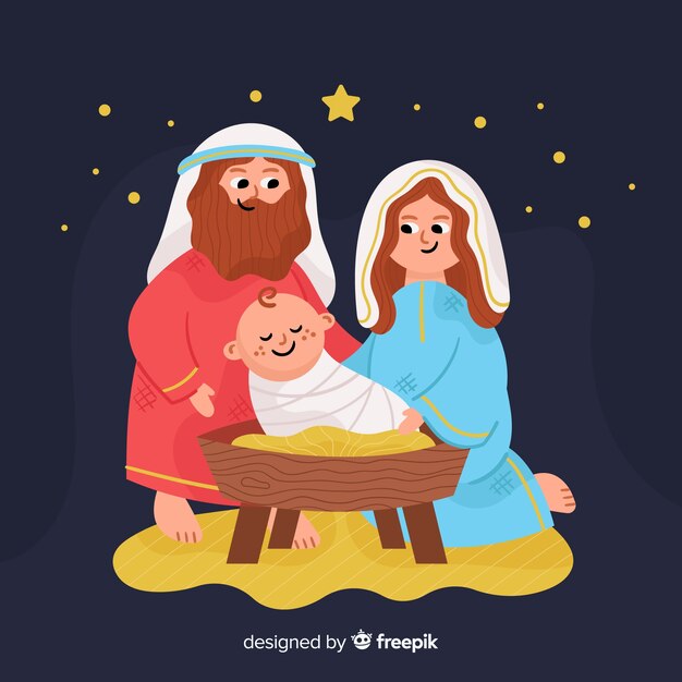 Fondo de escena de navidad