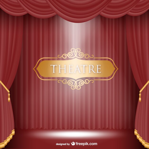 Fondo de escenario de teatro