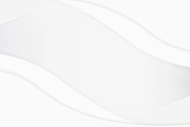 Fondo de escritorio blanco, vector de diseño de papel tapiz moderno