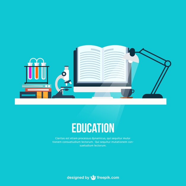 Fondo de escritorio educación