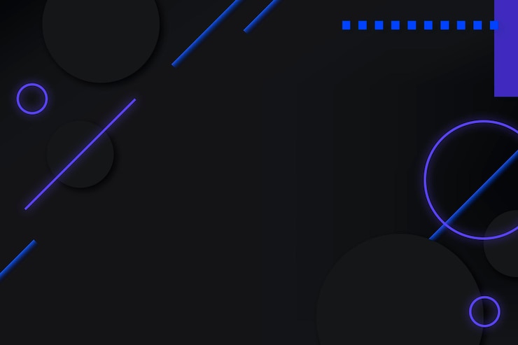 Fondo de escritorio moderno, vector de diseño azul geométrico