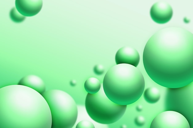 Fondo de esferas abstractas