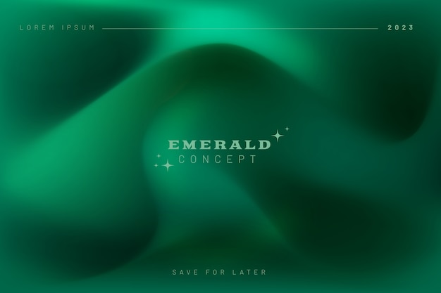 Fondo de esmeralda en gradiente