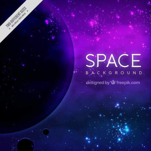 Fondo del espacio brillante hermosa